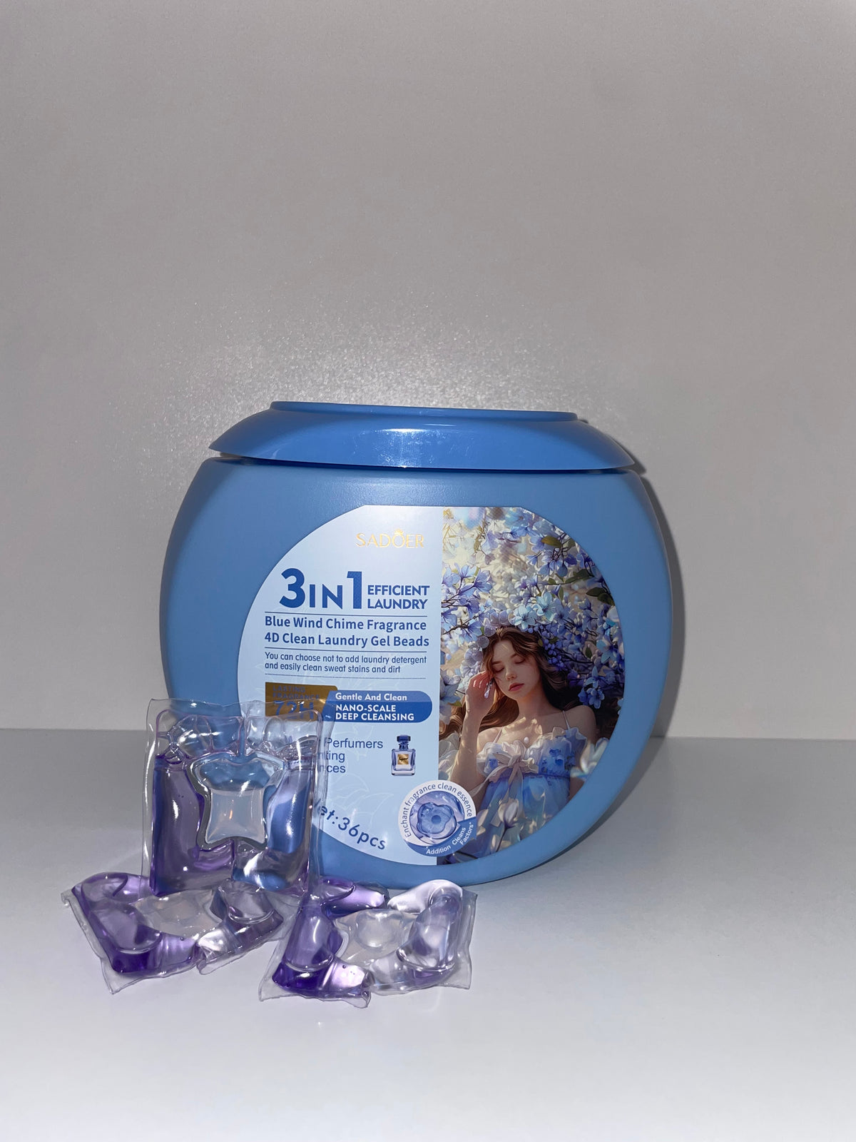 Sadoer 3IN1 Efficient Laundry – Blue Wind (Kék harangvirág)