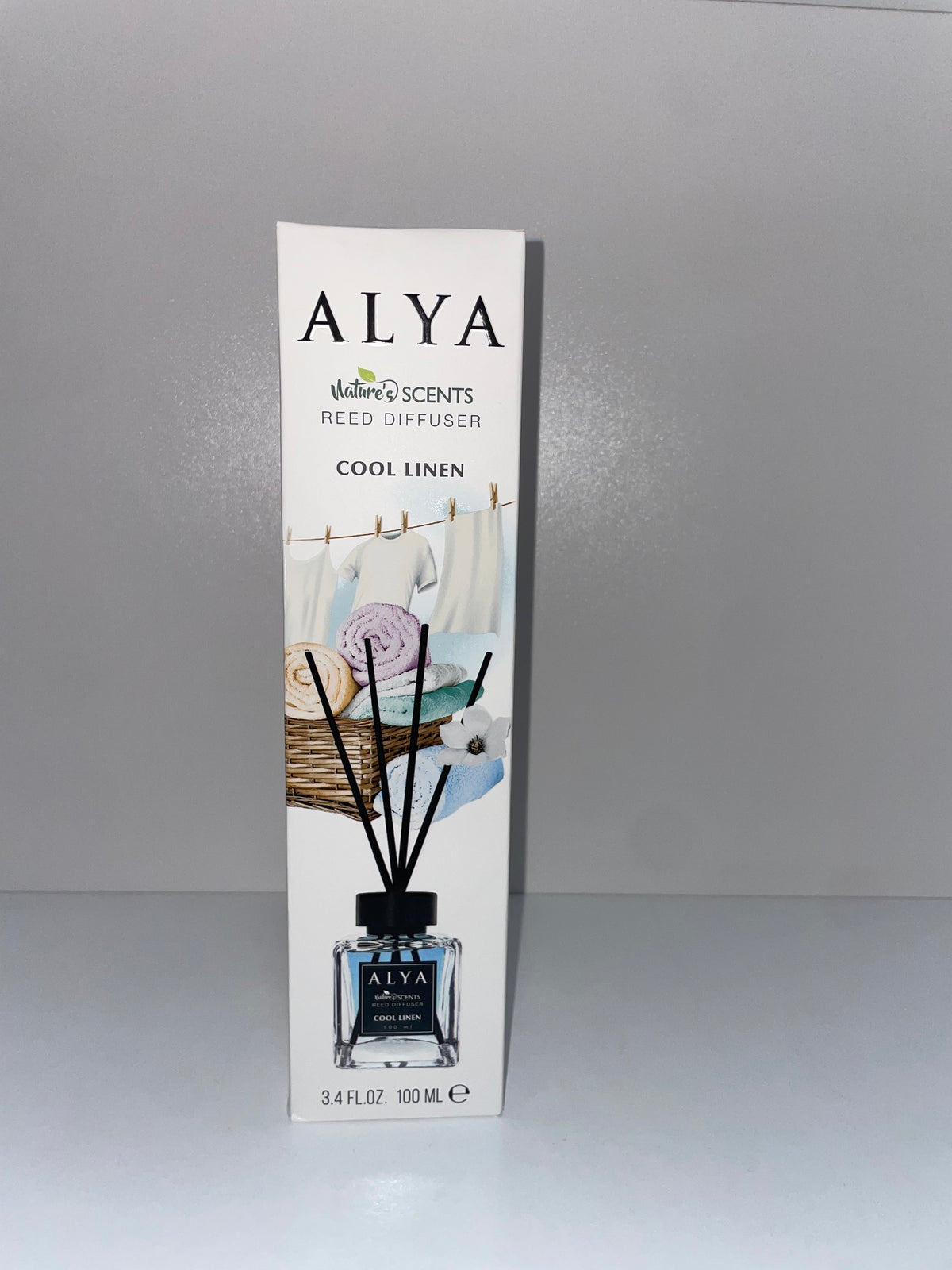 ALYA Nature's Scents Pálcás Aroma Diffúzor – Cool Linen(Hűsítő lenvászon)