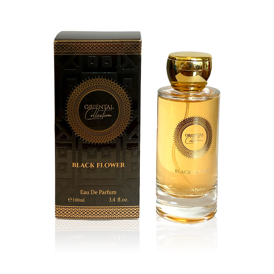 Oriental Collection Black Flower