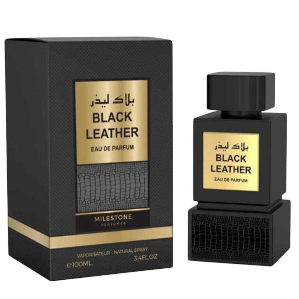 Milestone Black Leather 100 ml – termékfotó