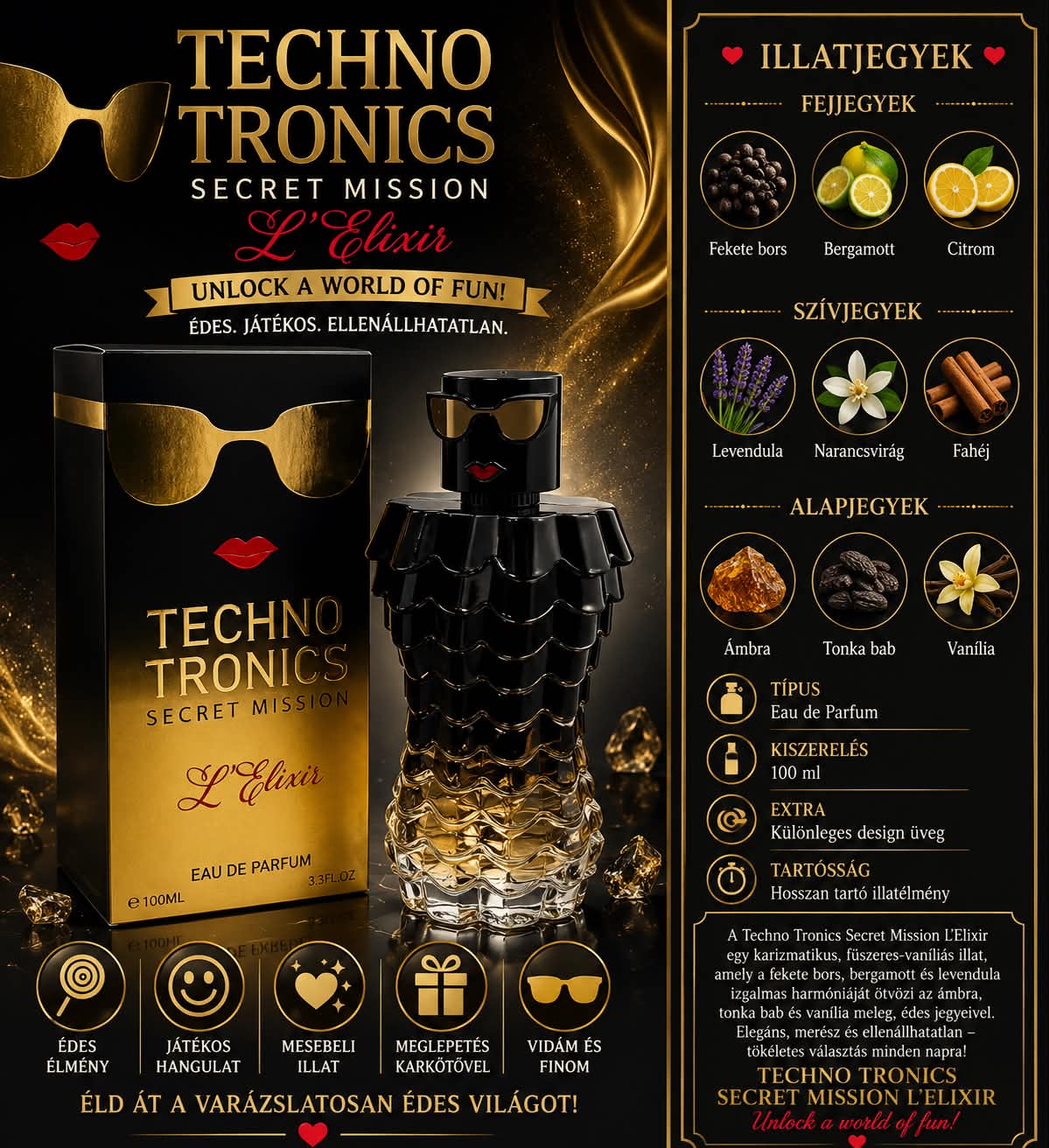 Technotronics Secret Mission L'Elixir